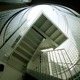 階段室から各住戸に光を届けるガラスブロック