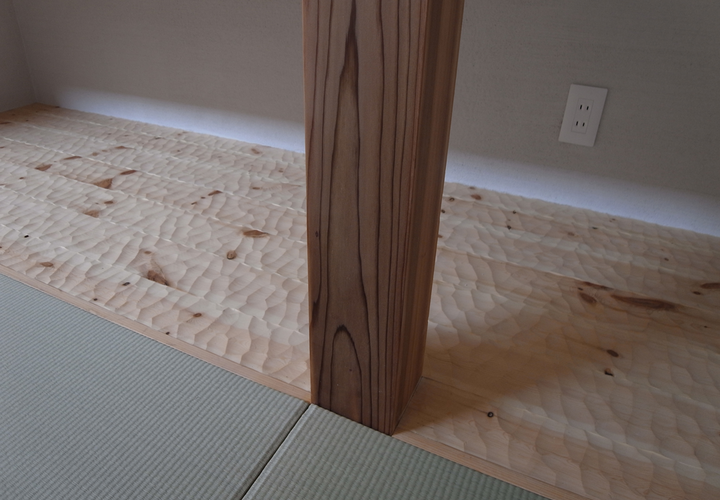 畳室の床板