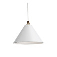 PORCELAIN ENAMELED IRON LAMP White