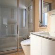 ホテルのように1箇所にまとめた水廻り
