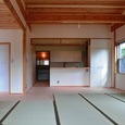 リビングダイニング､キッチンは大きな１ルームで繋がる。