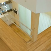 3階からのリビングの眺め