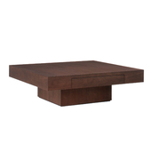 De-foe SQUARE LOW TABLE Walnut