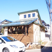 バルコニー側から見た外観