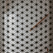 組子格子の扉