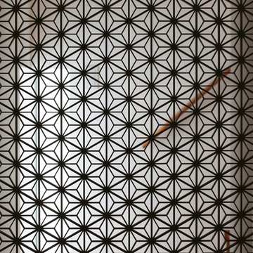 組子格子の扉