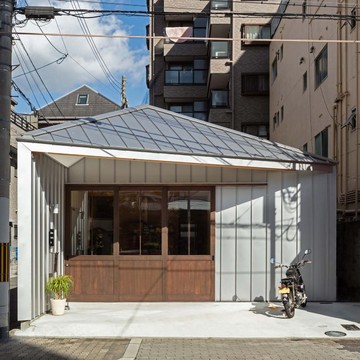 木製建具を閉じた時。