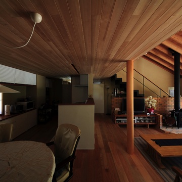 大屋根の家