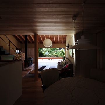 大屋根の家