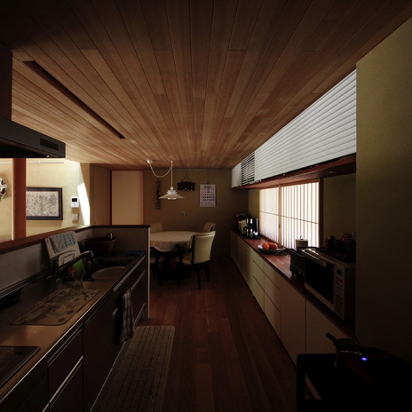 大屋根の家