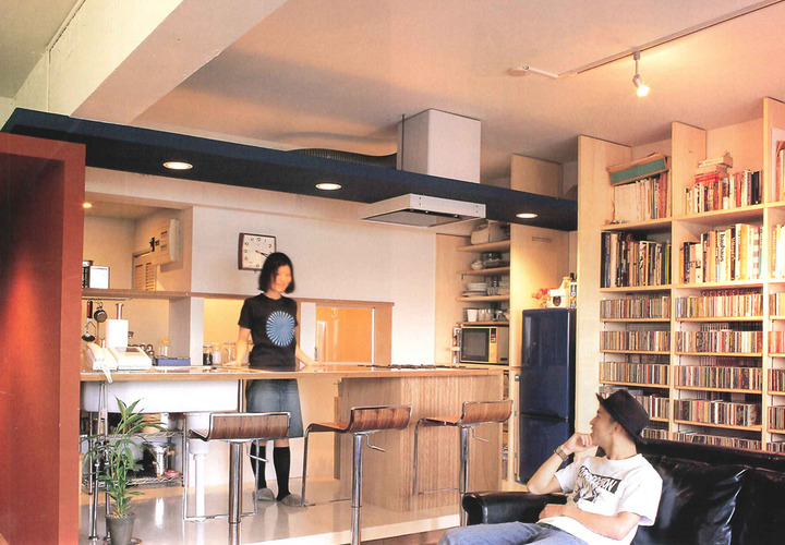 昼間はカフェのようなLDK