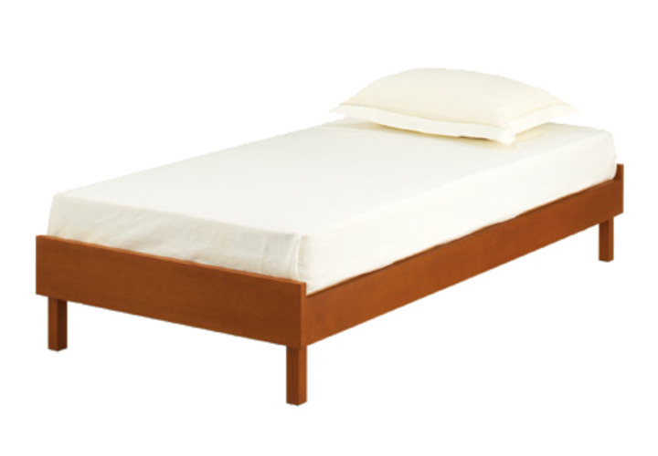 PLANX BED Single ANTON brown