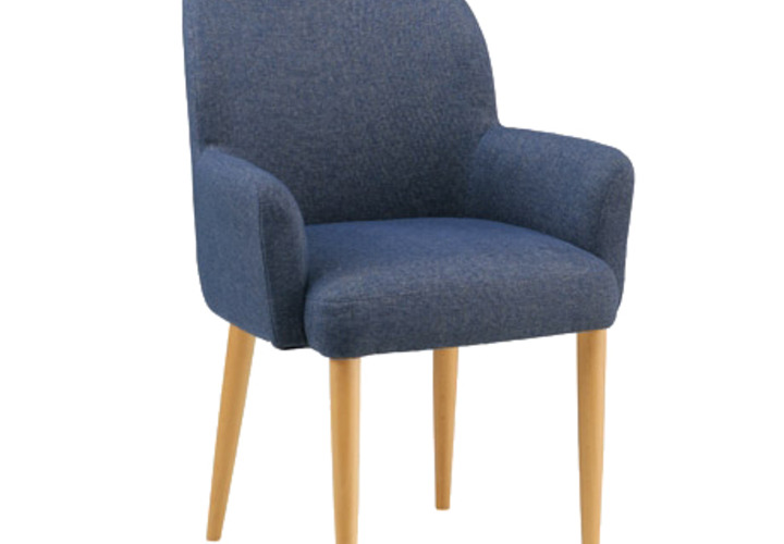 LIEVRE ARM CHAIR Bluet blue
