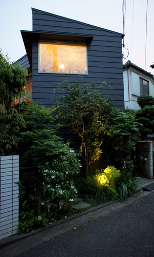横葺きの壁