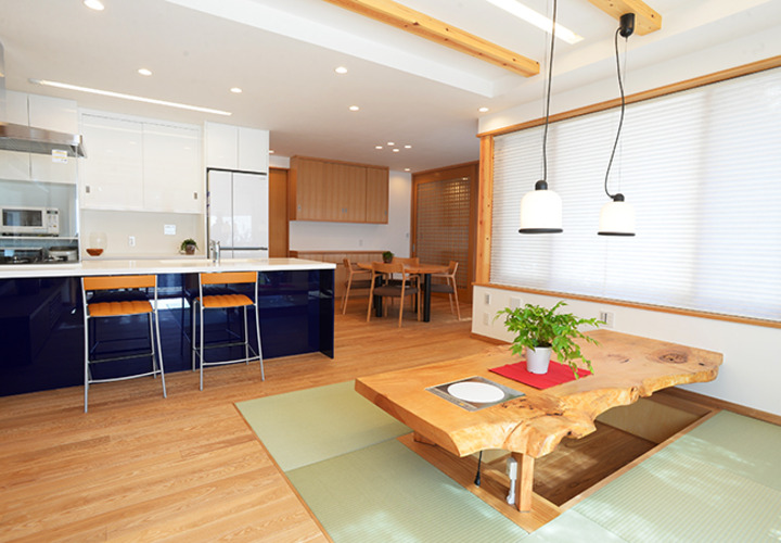 食事する場所が３か所あるＬＤＫ