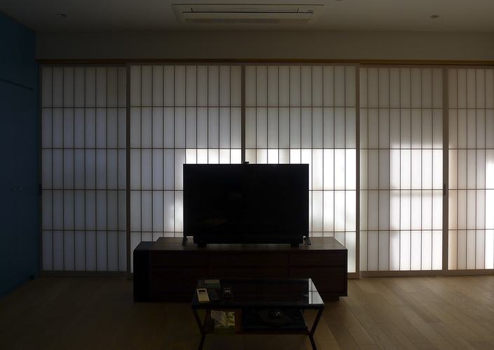 並木町のマンション｜収納家具と障子で住戸のイメージを一新
