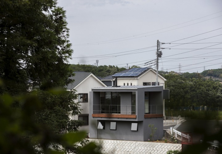ちいさな別荘のような外観