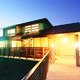 玄関から見た夜景風景