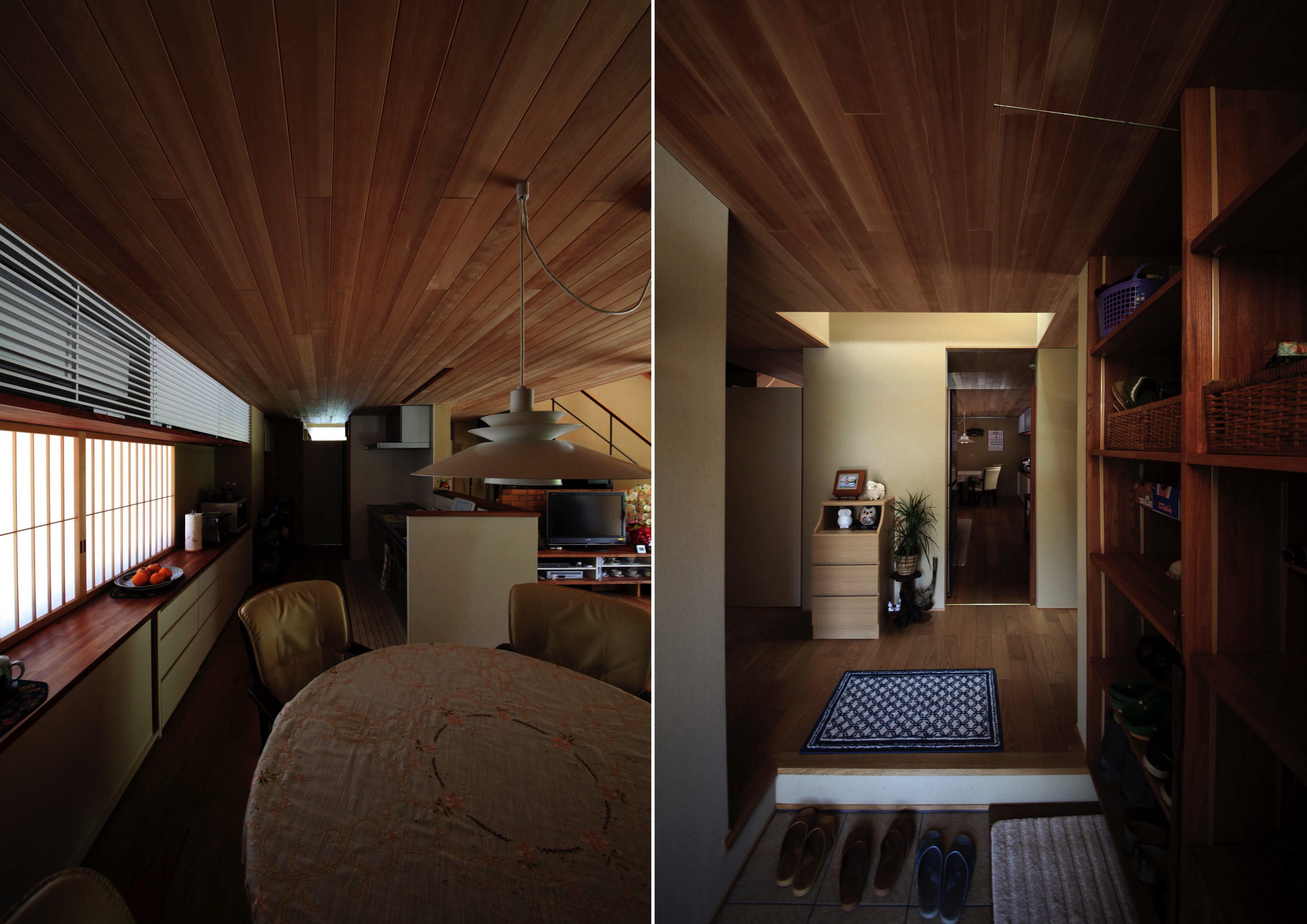 大屋根の家